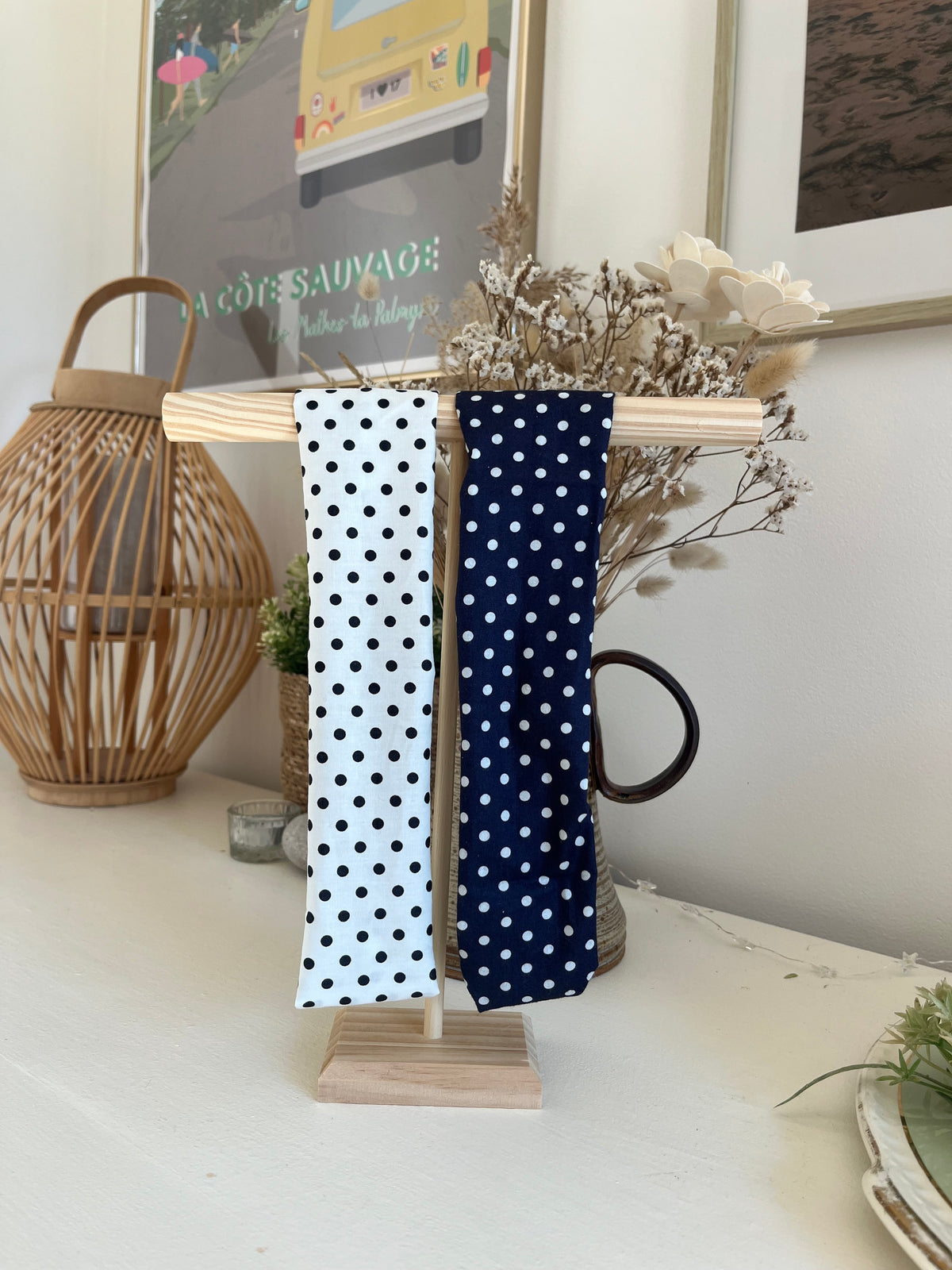 bandeau à pois